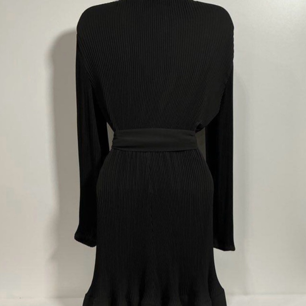 Milly Liv Embellished Pleated V-Neck Minidress - Picture 7 of 7